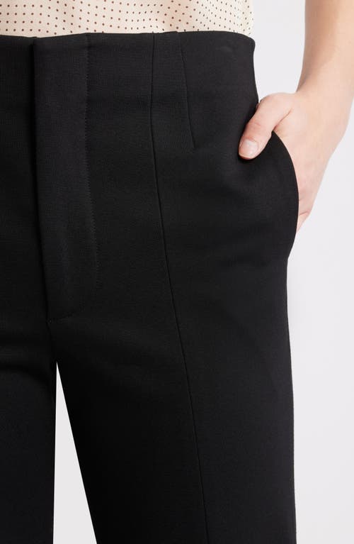 Frame Le Sleek Ankle Straight Leg Pants In Black