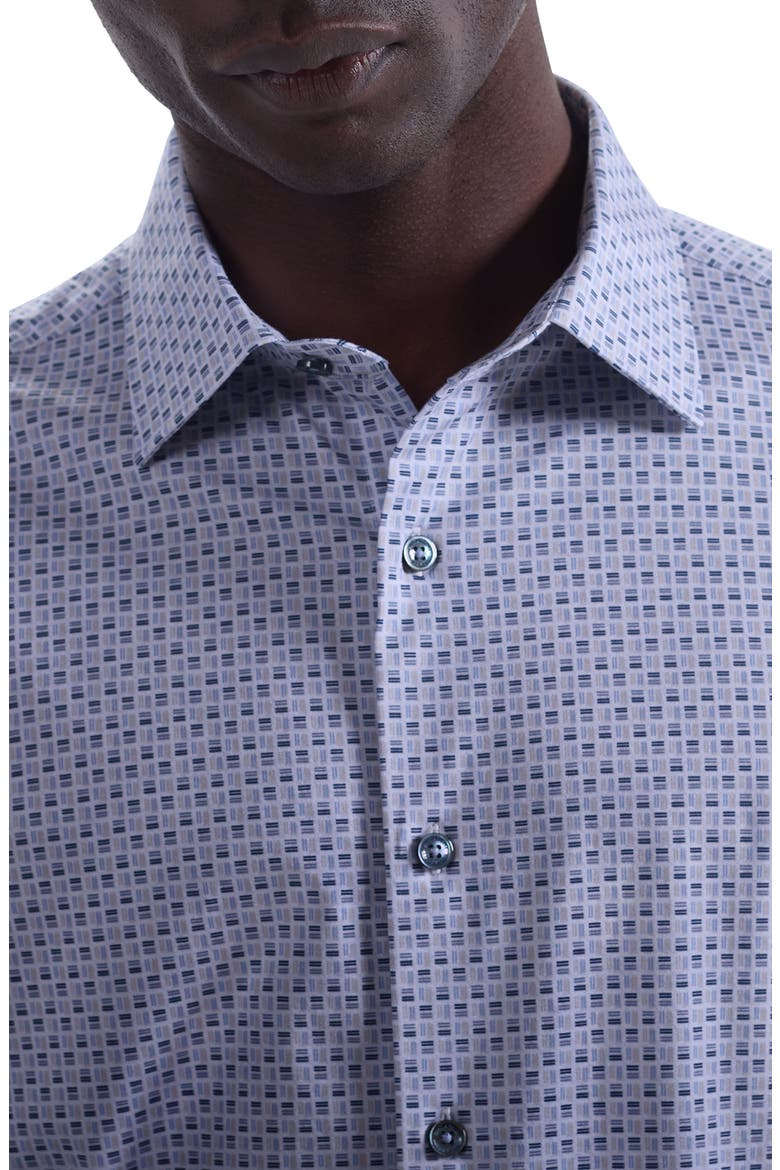 James OoohCotton® Button-Up Shirt, Alternate, color, AIR BLUE