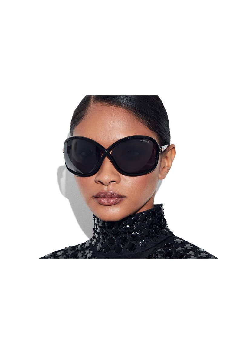 TOM FORD Betina バタフライラウンドサングラス Bettina 68mm Oversize Butterfly Sunglasses (Women) | Nordstrom