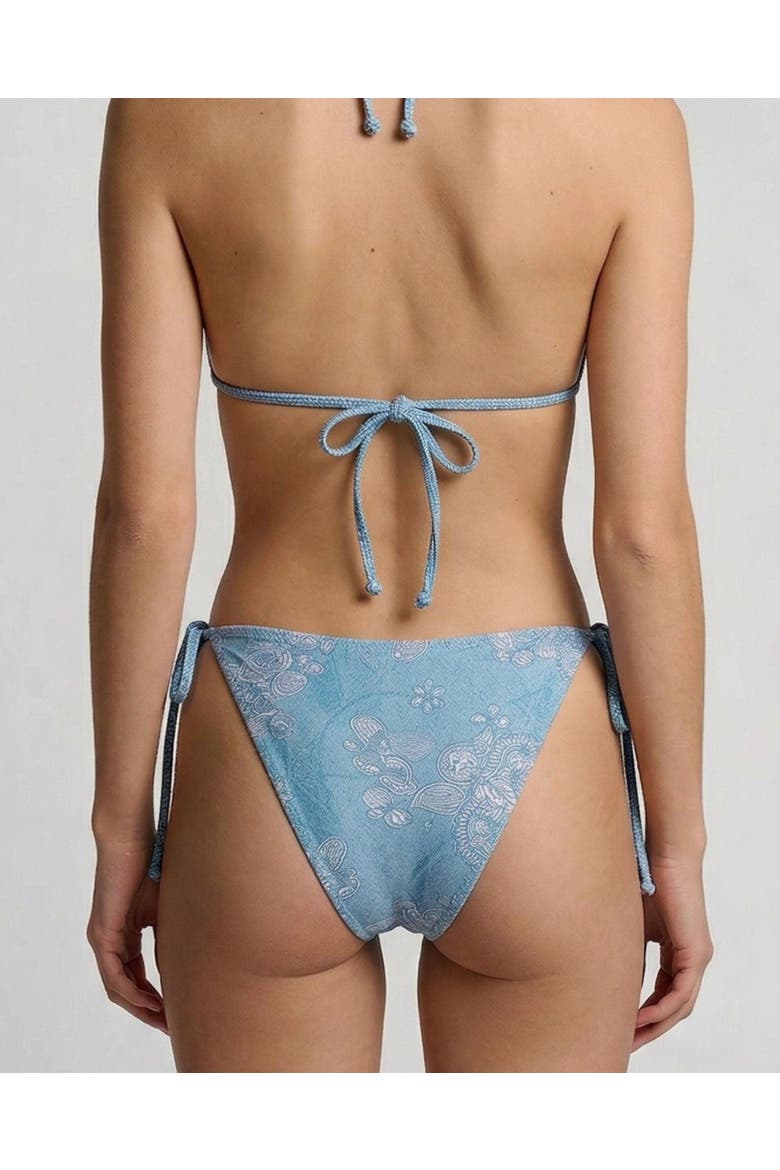 Paisley Explosion Womens Bikini Bottom, Alternate, color, Paisley Explosion Teal