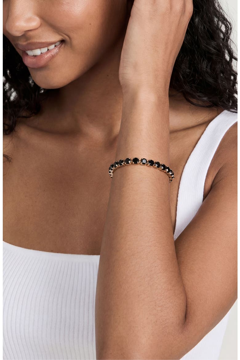 Giselle Sparkle Bracelet, Alternate, color, BLACK