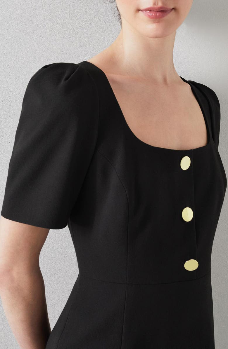 LK Bennett Folly Puff Sleeve Dress, Alternate, color,