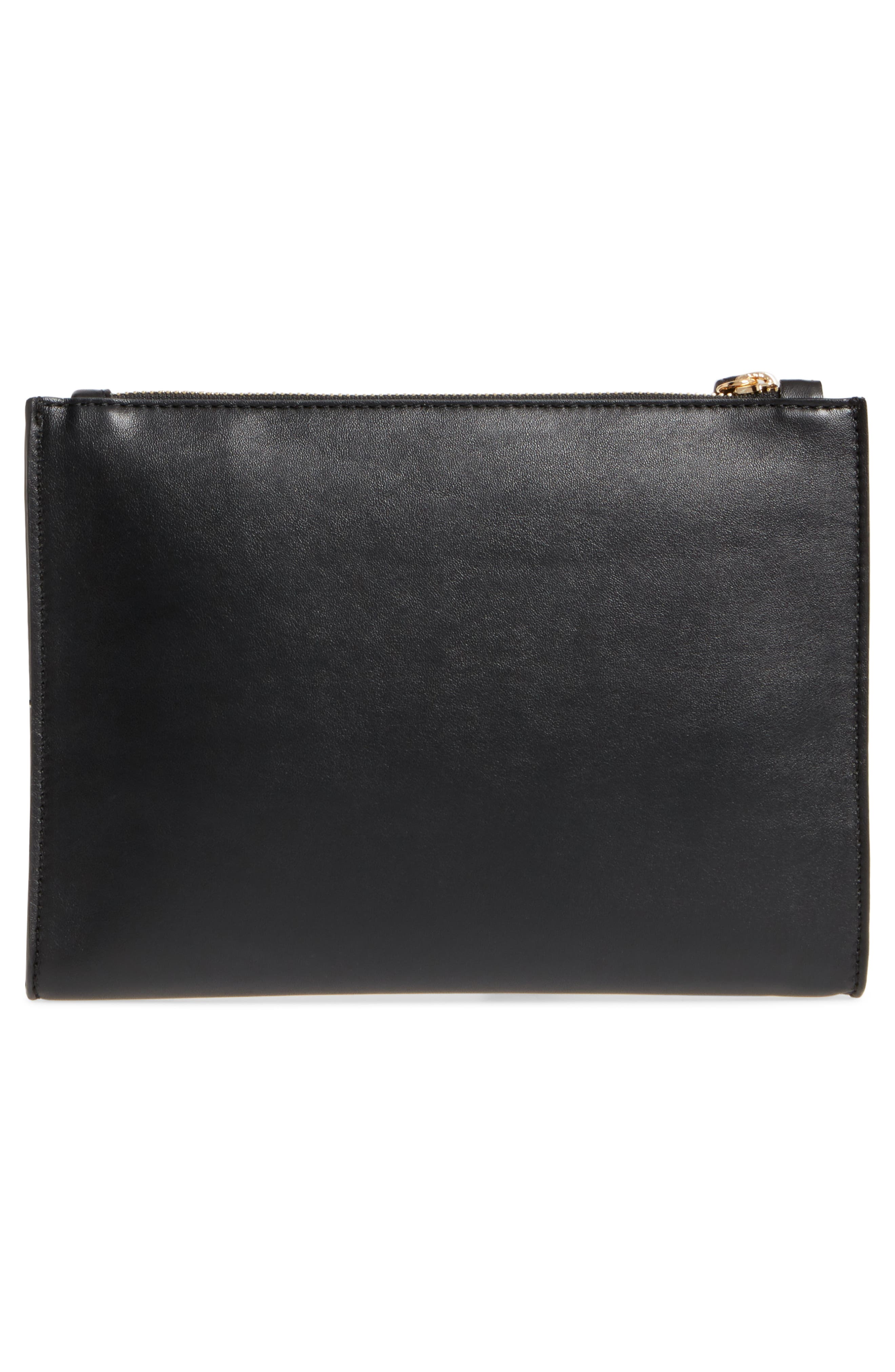 Stella McCartney Alter Faux Nappa Leather Wristlet Clutch, Alternate, color, 