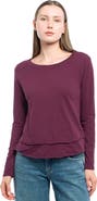 WILT Clothing Long Sleeve Mock Layer Tee