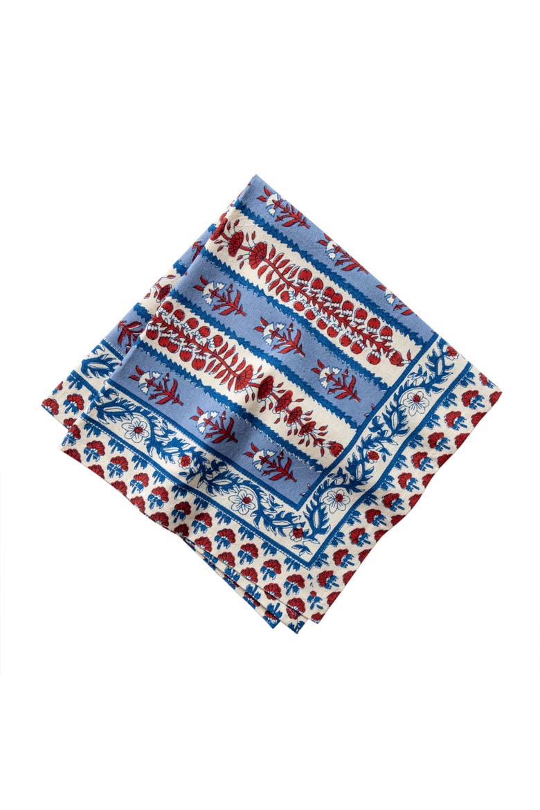 Provence Avignon Napkins, Main, color, Red/Blue 19" x 19"