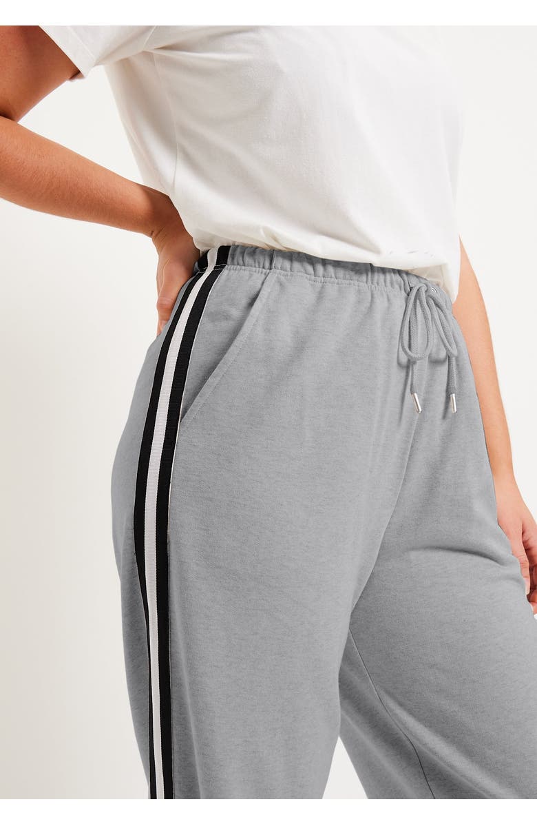 June + Vie French Terry Jogger, Alternate, color, Black