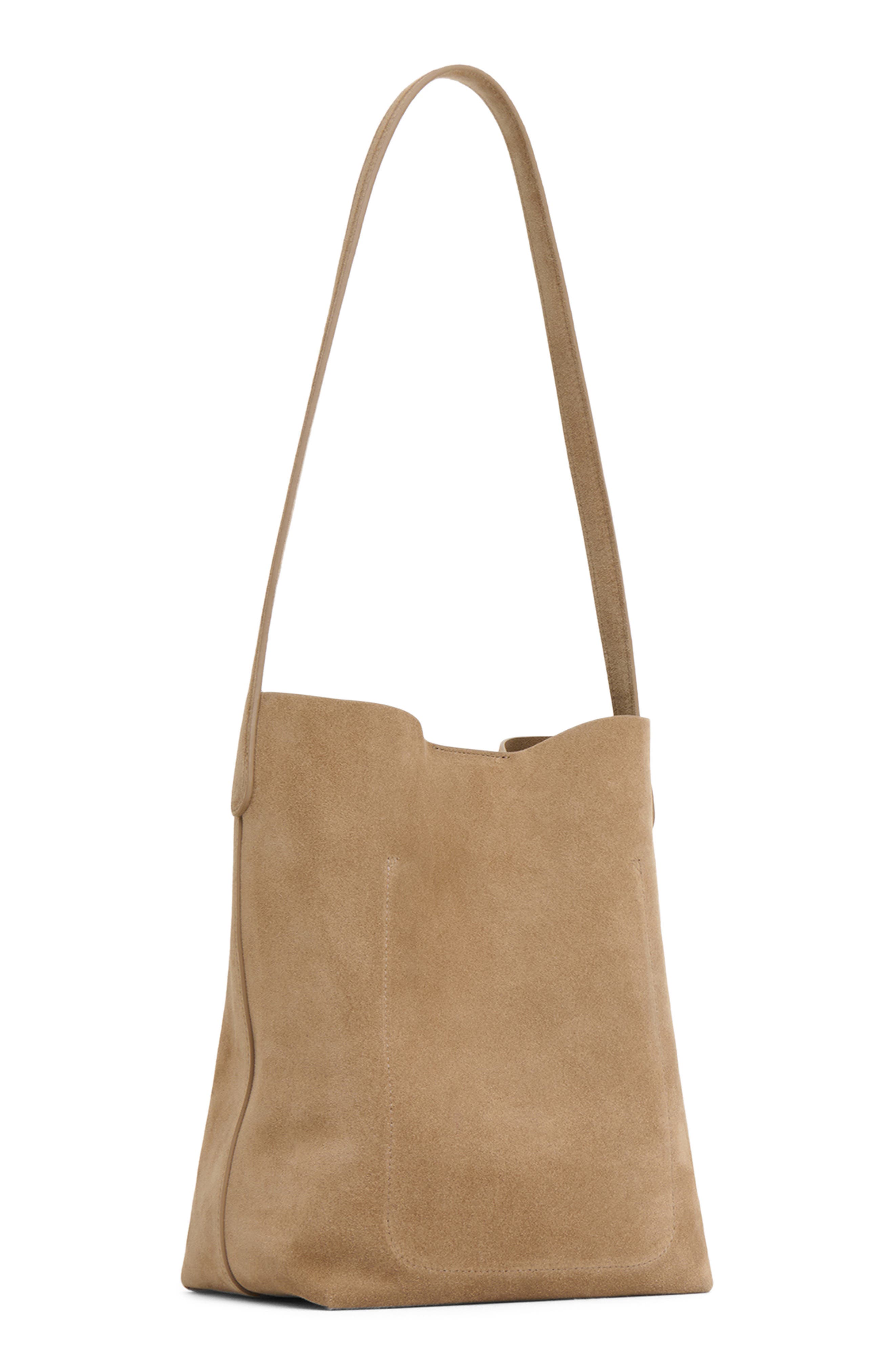 Small Everyday Cabas Suede Hobo Bag, Alternate, color, ANISE