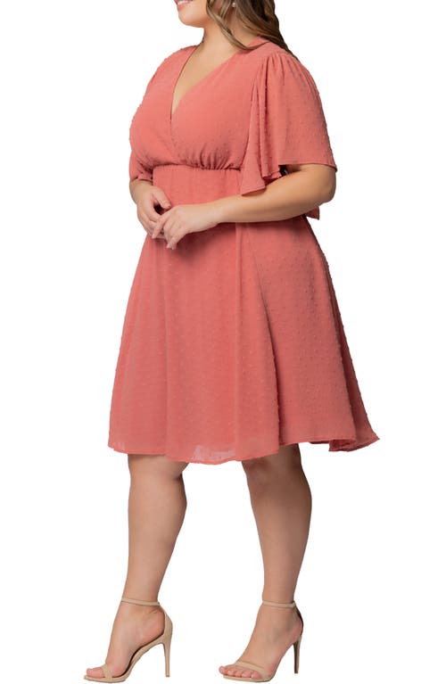 Kiyonna Florence Flutter Sleeve Dress