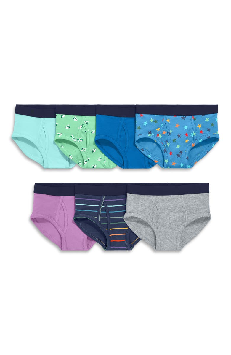 Primary Brief 7-Pack In Cool Mix, Main, color,
