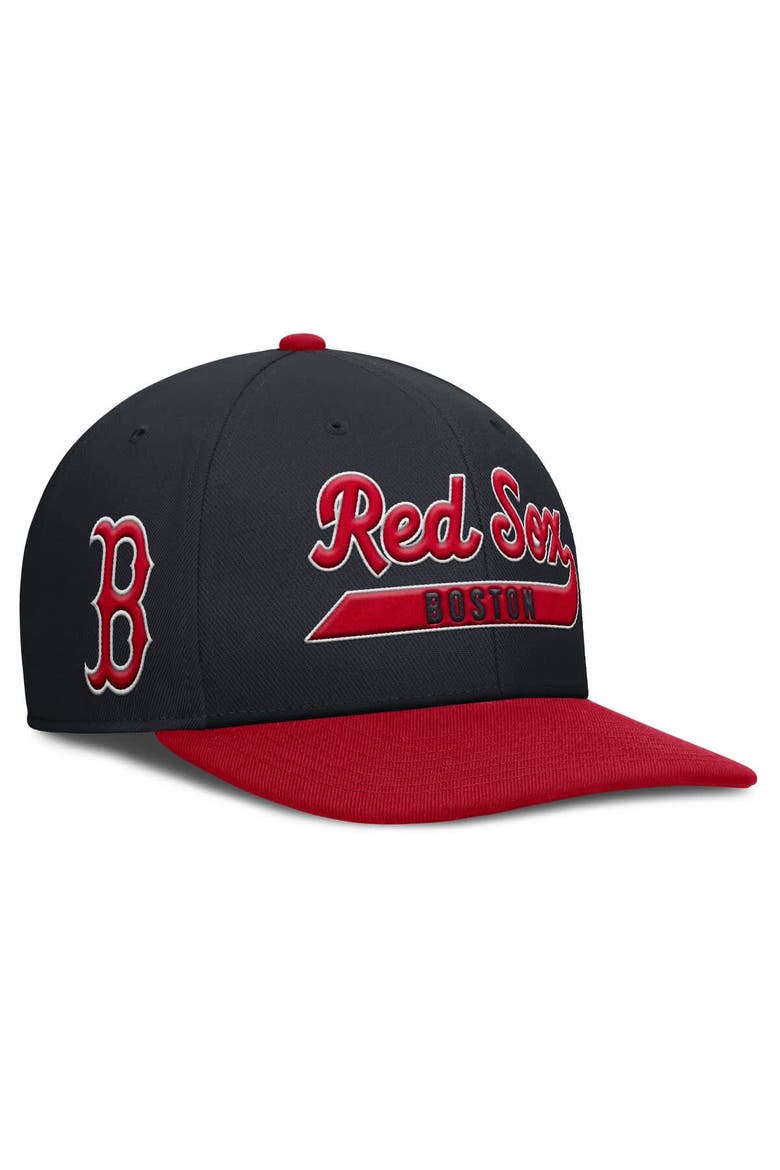 Men's Nike Navy/Red Boston Red Sox Pro Performance Snapback Hat, Main, color, Navy
