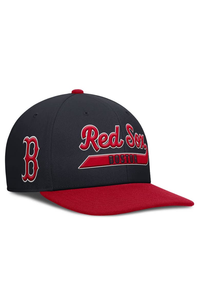 Nike Men's Nike Navy/Red Boston Red Sox Pro Performance Snapback Hat, Main, color, Navy