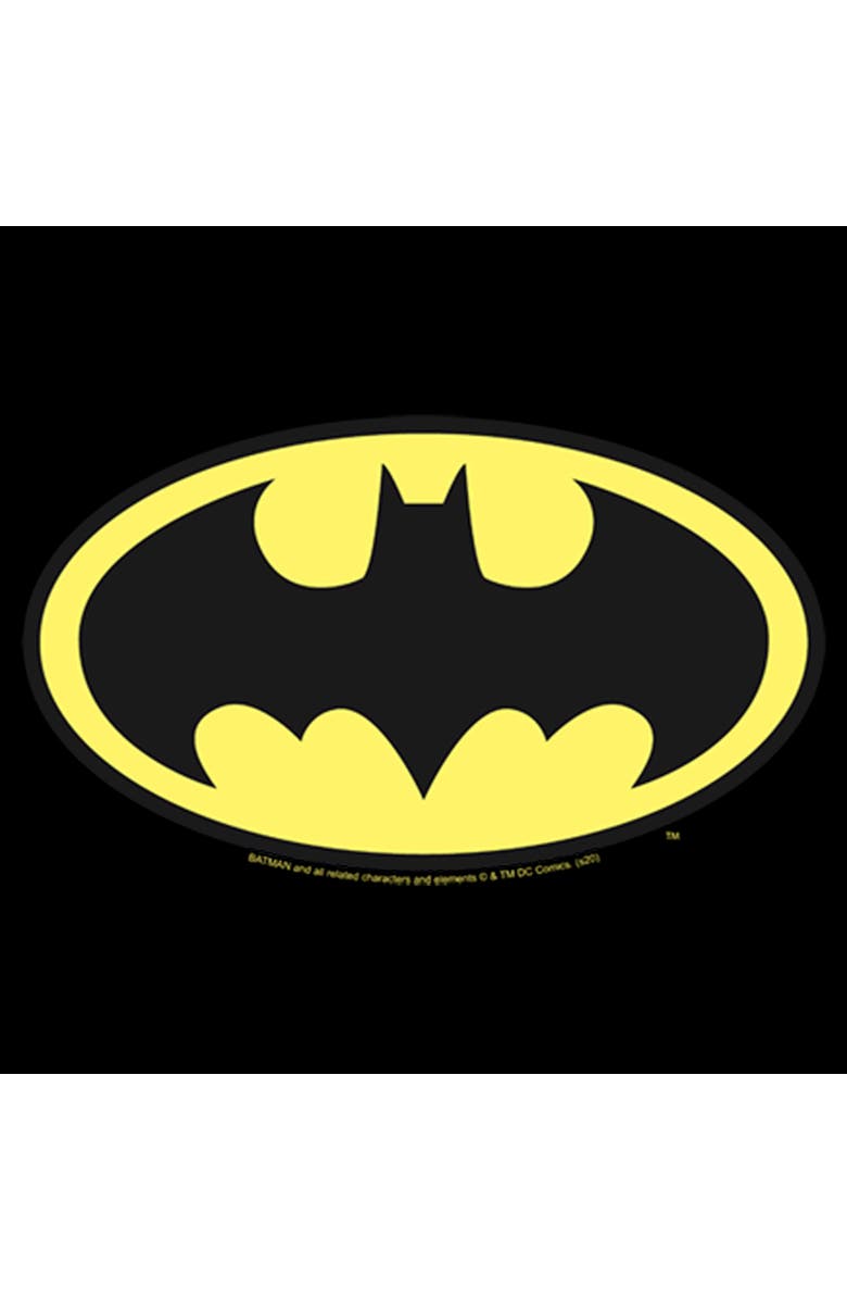 Batman Men's Batman Classic Logo  Graphic T-Shirt, Alternate, color, Black: Classic