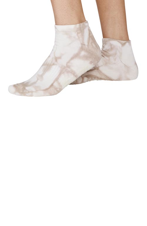 Souls. Tie Dye Ankle Grop Socks In Beige