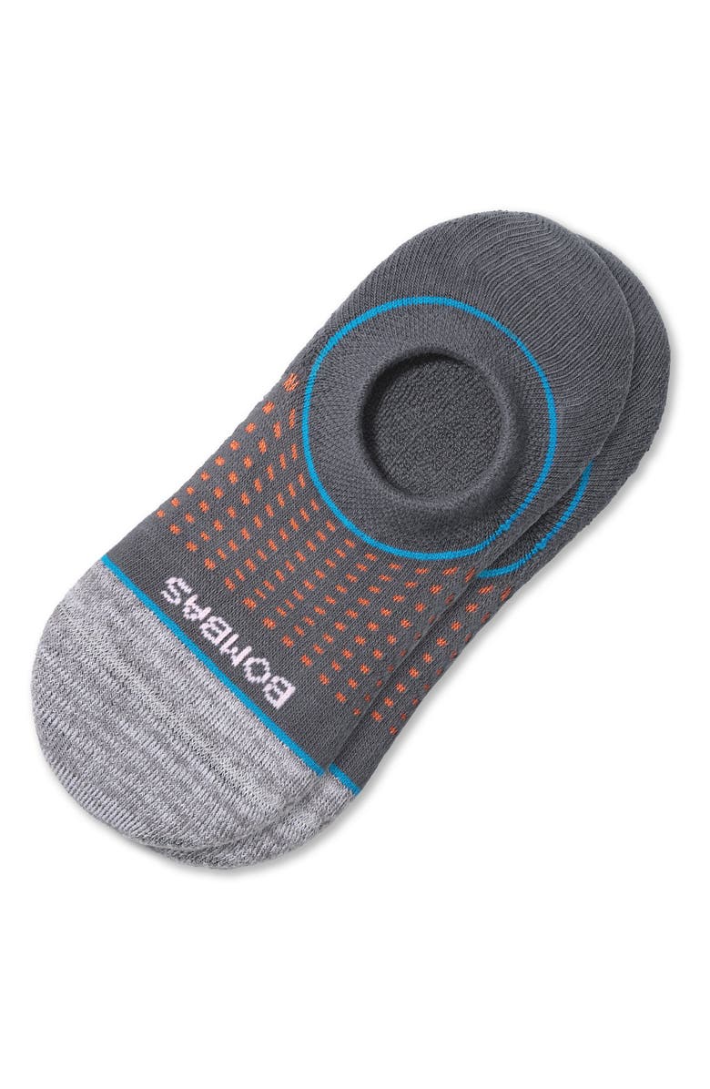 Bombas Perforated Colorblock Performance No-Show Socks, Main, color, 