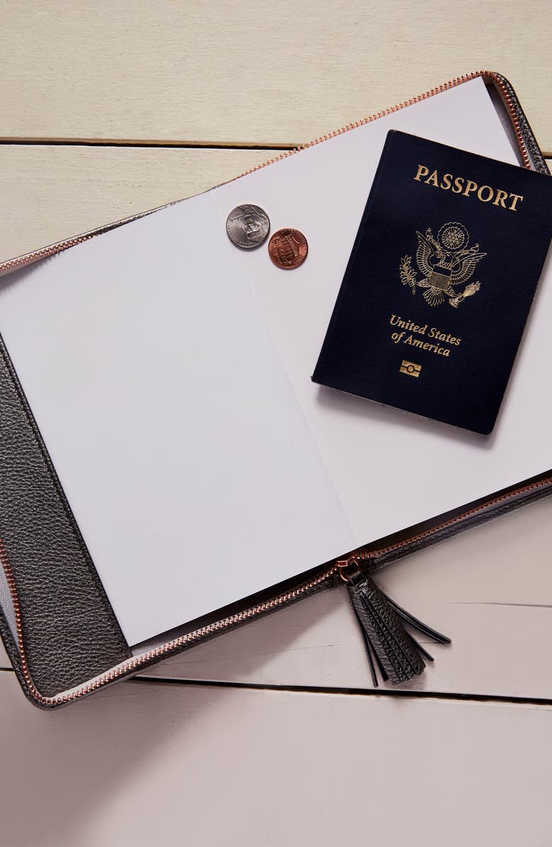 Anthropologie Home Anthropologie Idiom Leather Journal, Alternate, color,