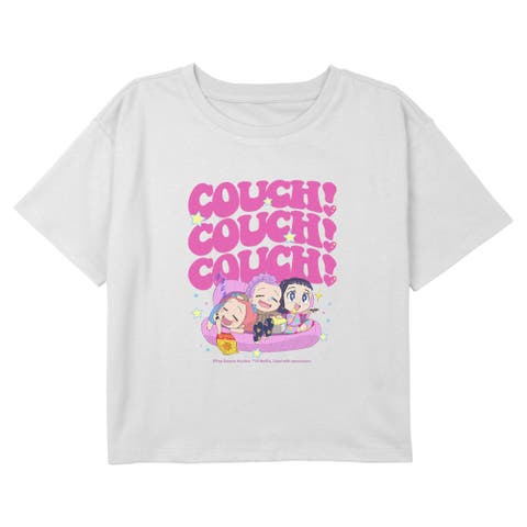 Girl's KPop Demon Hunters Cute Friendship Idols Couch Time  Graphic T-Shirt