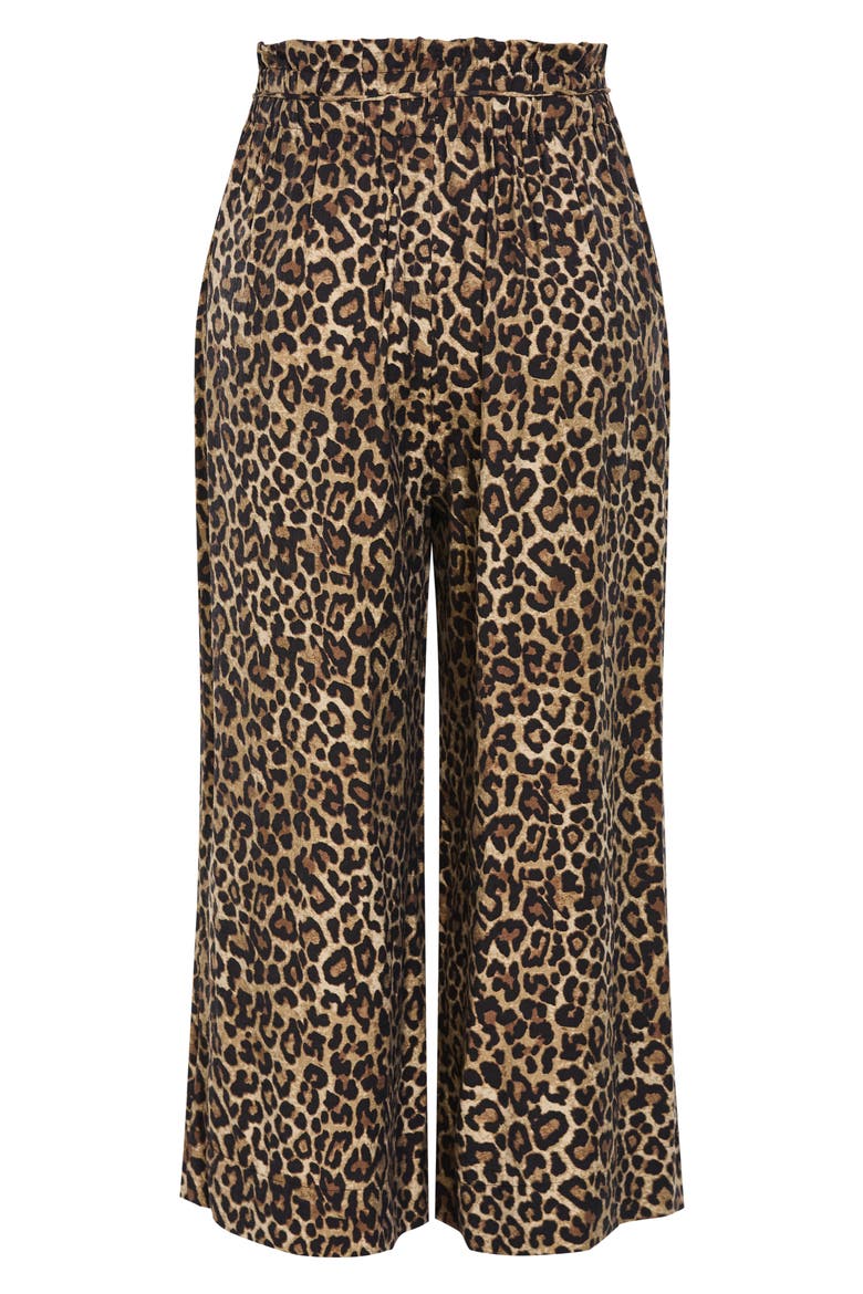 Resort Print Pants, Alternate, color, LEOPARD