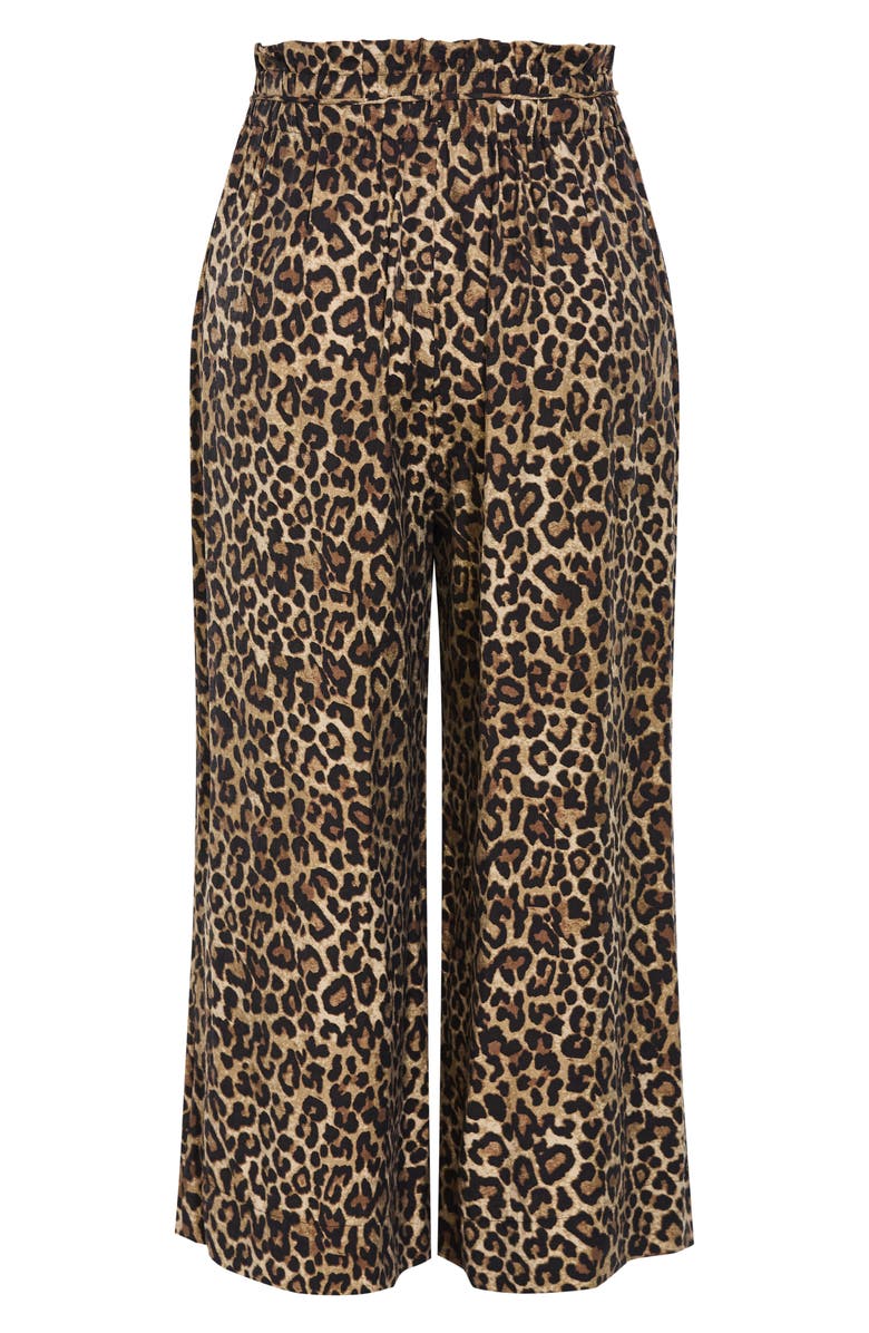 City Chic Resort Print Pants, Alternate, color, Leopard