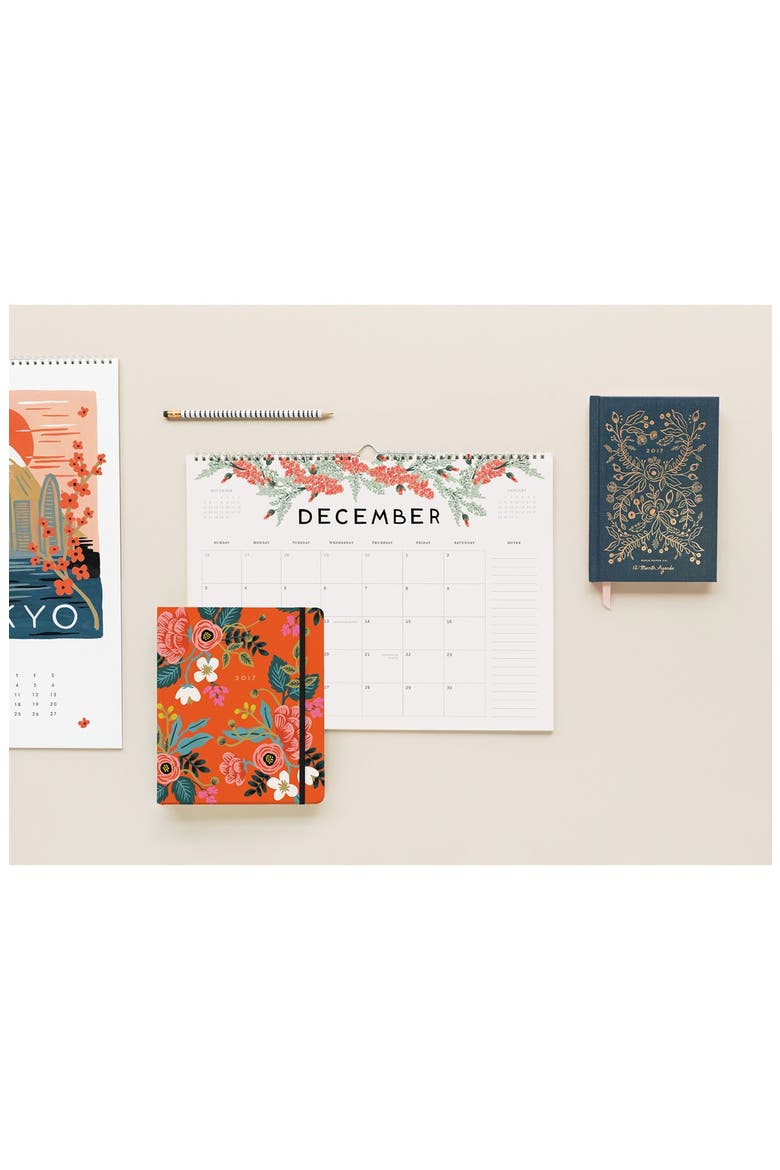 '2017 Scarlett Birch' Planner, Alternate, color, RED
