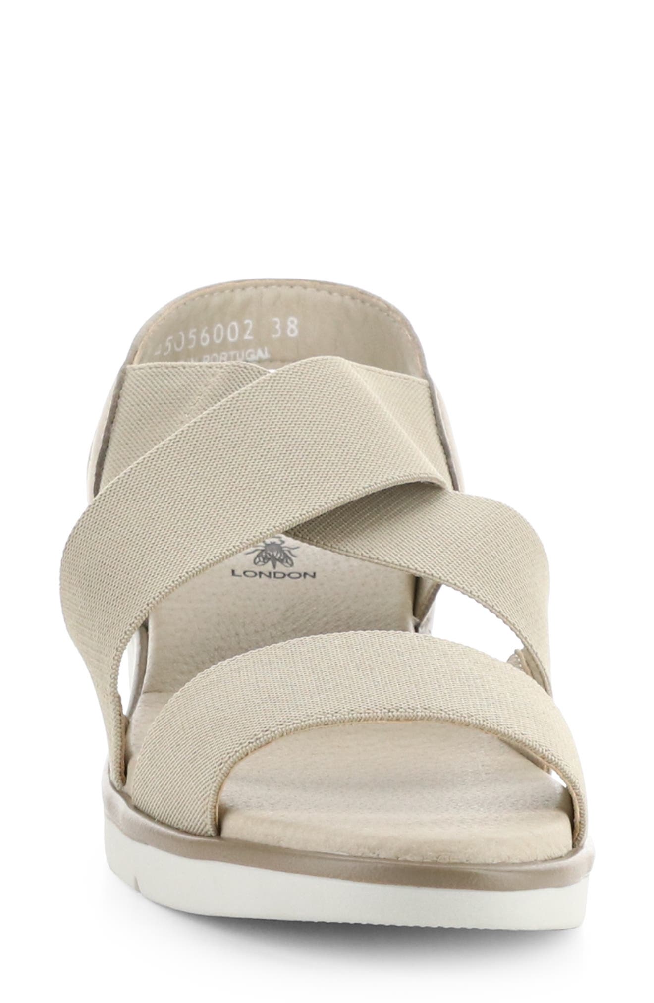 Fly London Noli Slingback Wedge Sandal, Alternate, color, 002 Taupe Cupido/Gro