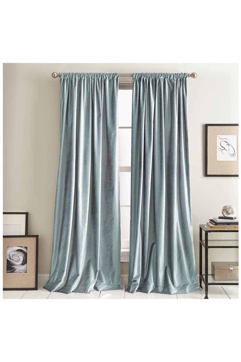 Modern Knotted Velvet Set of 2 Window Panels video