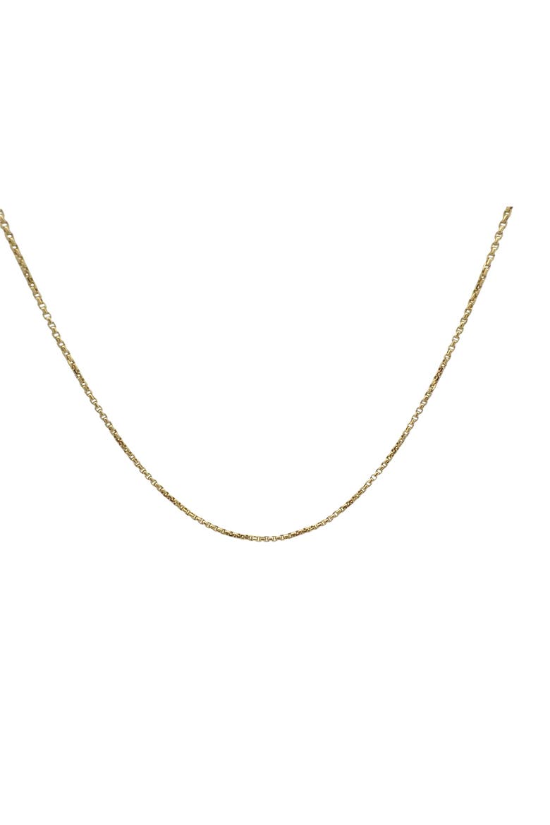 14K Box Link 2mm 20in 5.1g  Chain Necklace, Alternate, color, Yellow Gold