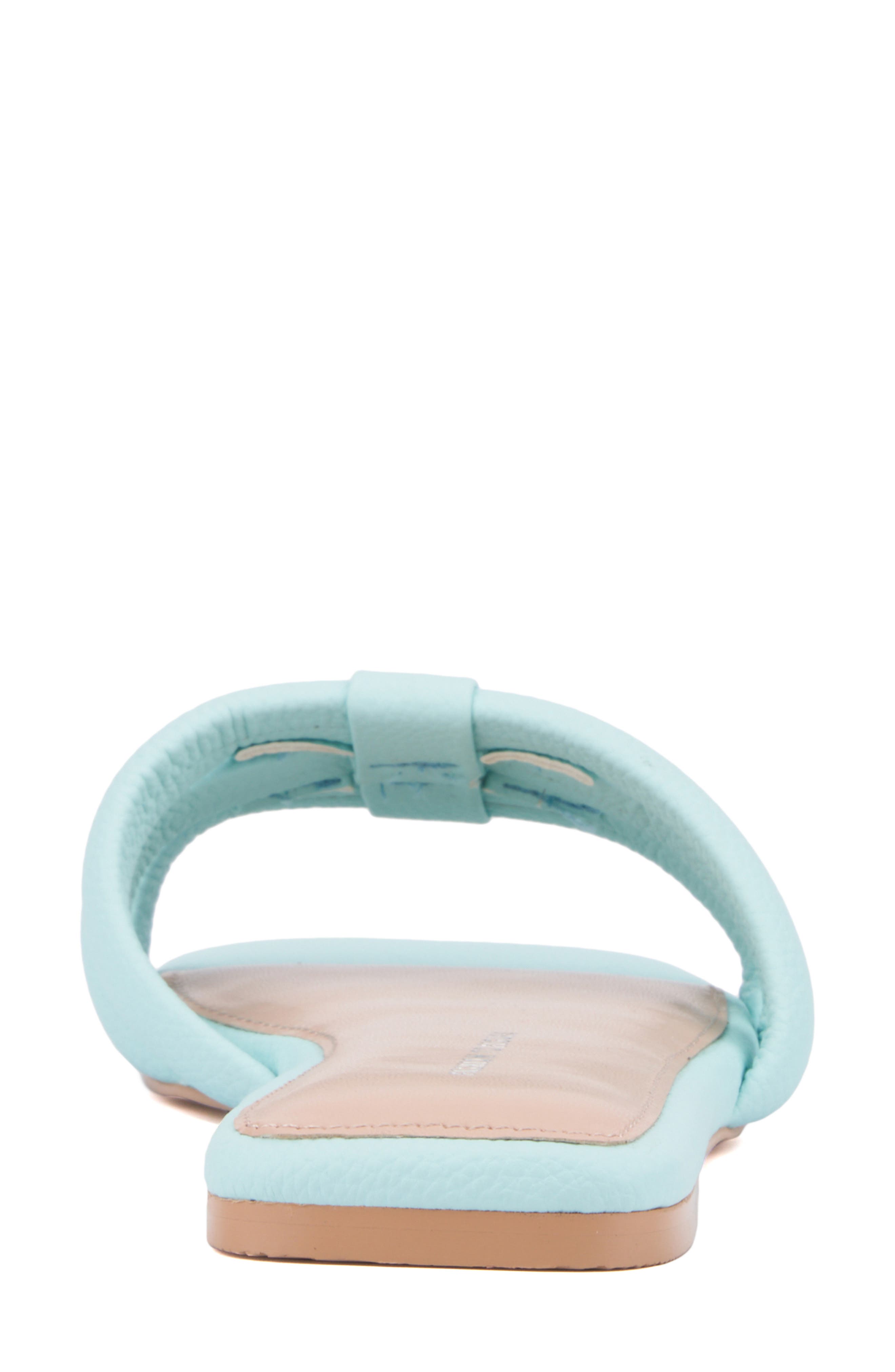 Fashion to Figure Gaiana Slide Sandal - Wide Width, Alternate, color, Light Blue