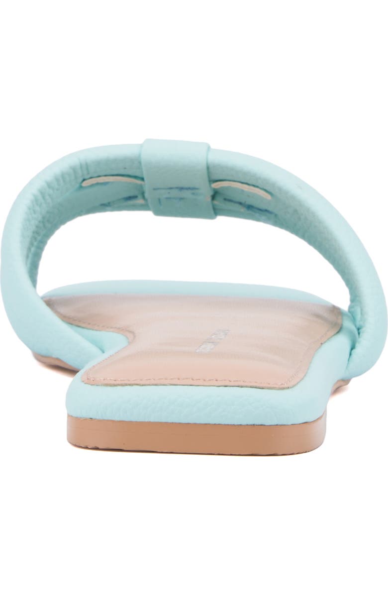 Fashion to Figure Gaiana Slide Sandal - Wide Width, Alternate, color, Light Blue