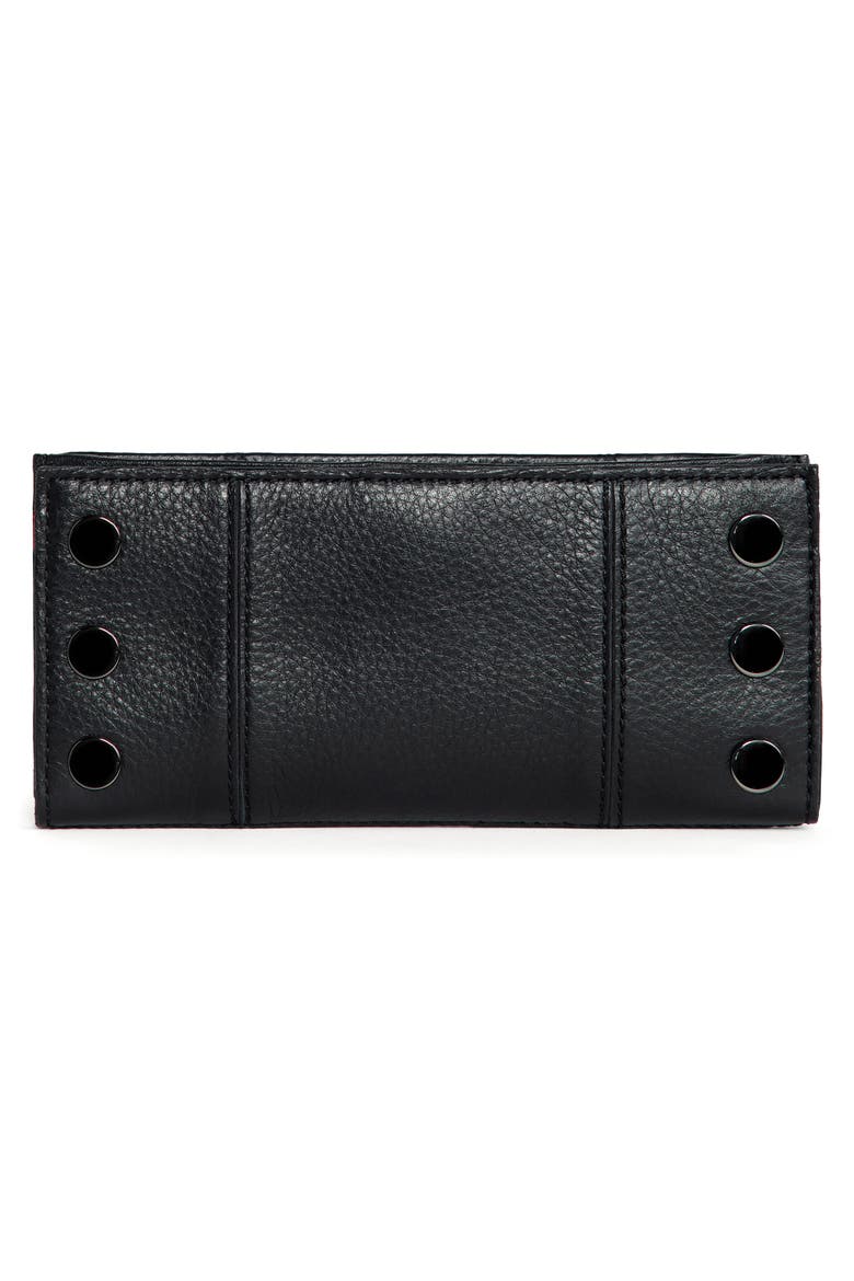 110 North Leather Wallet, Alternate, color, BLACK/ GUNMETAL