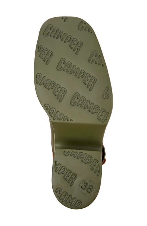 Camper Billie Sandals In Medium Green