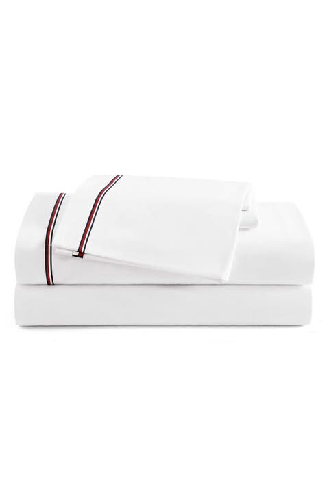 Global Stripe Cotton Percale Sheet Set