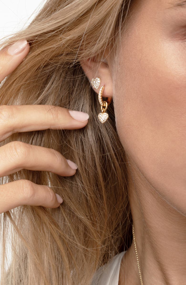Sif Jakobs Jewellery Caro Earrings, Alternate, color, 18K Gold Plated/White