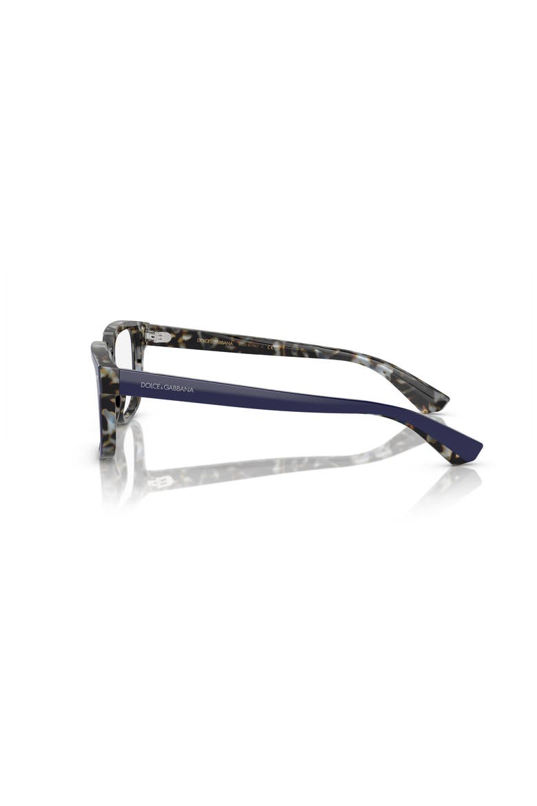 52mm Square optical glasses, Alternate, color, Blue