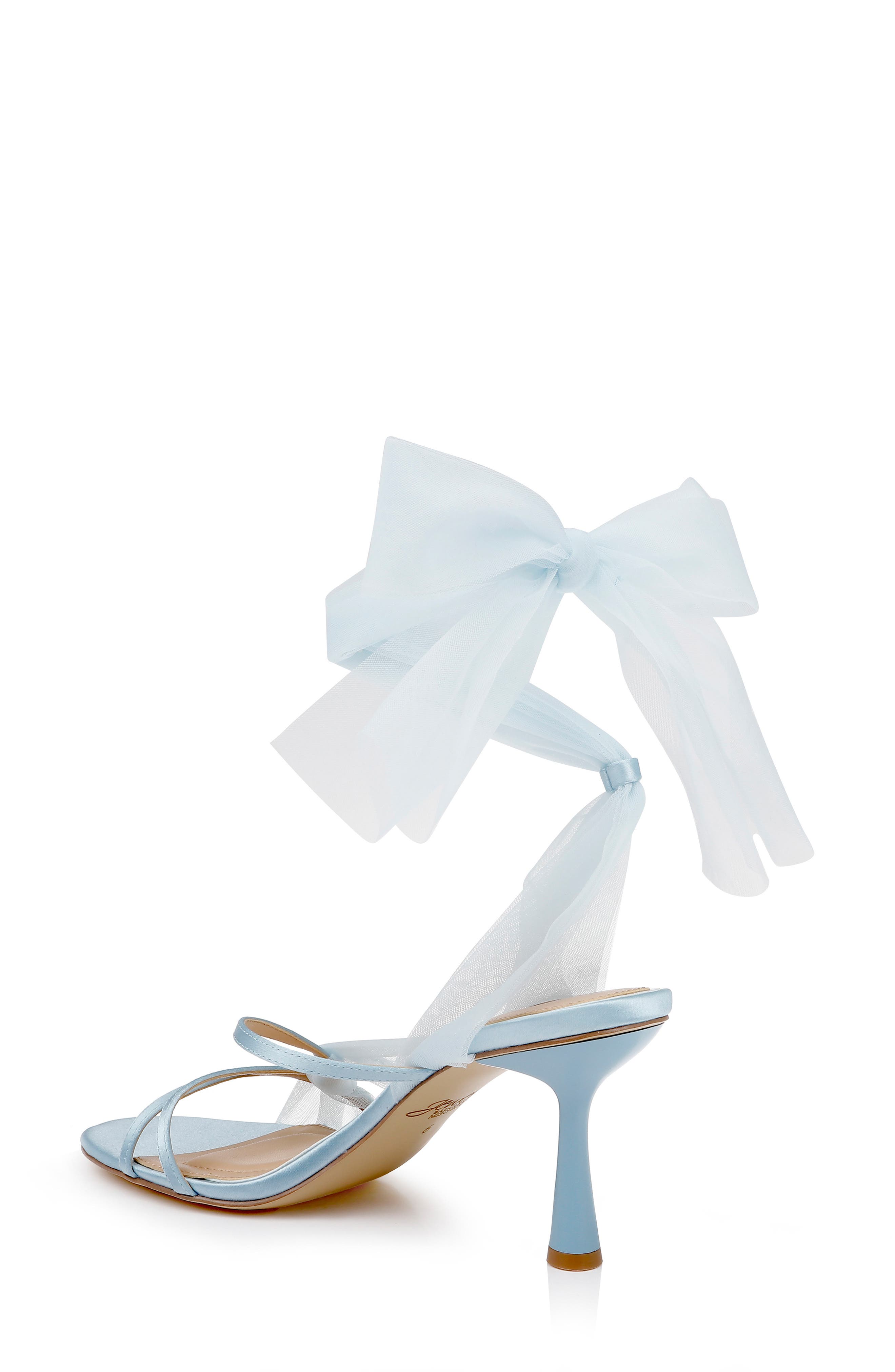 Jewel Badgley Mischka Norris Ankle Wrap Sandal, Alternate, color, Sky Blue