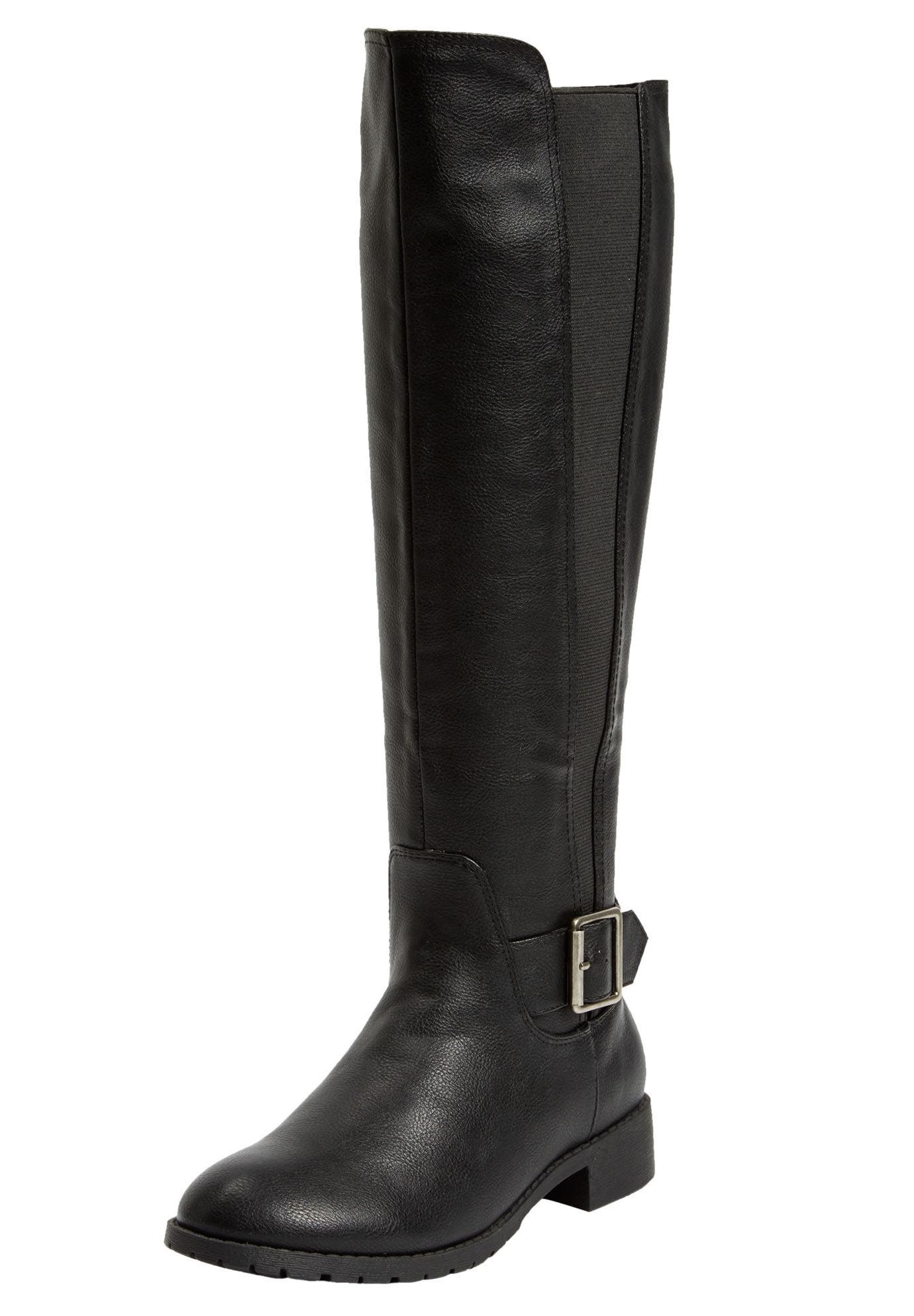 Comfortview The Milan Regular Calf Boot, Main, color, Black