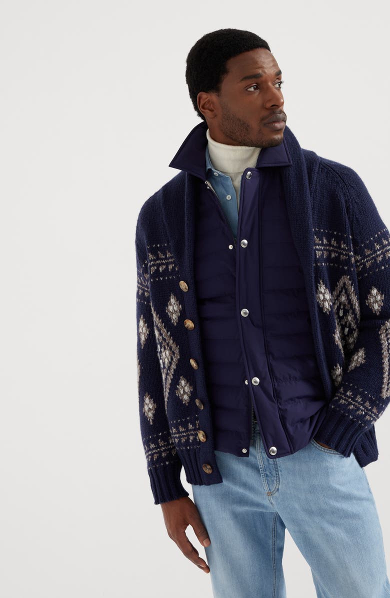 Brunello Cucinelli Taffeta down jacket, Alternate, color, 