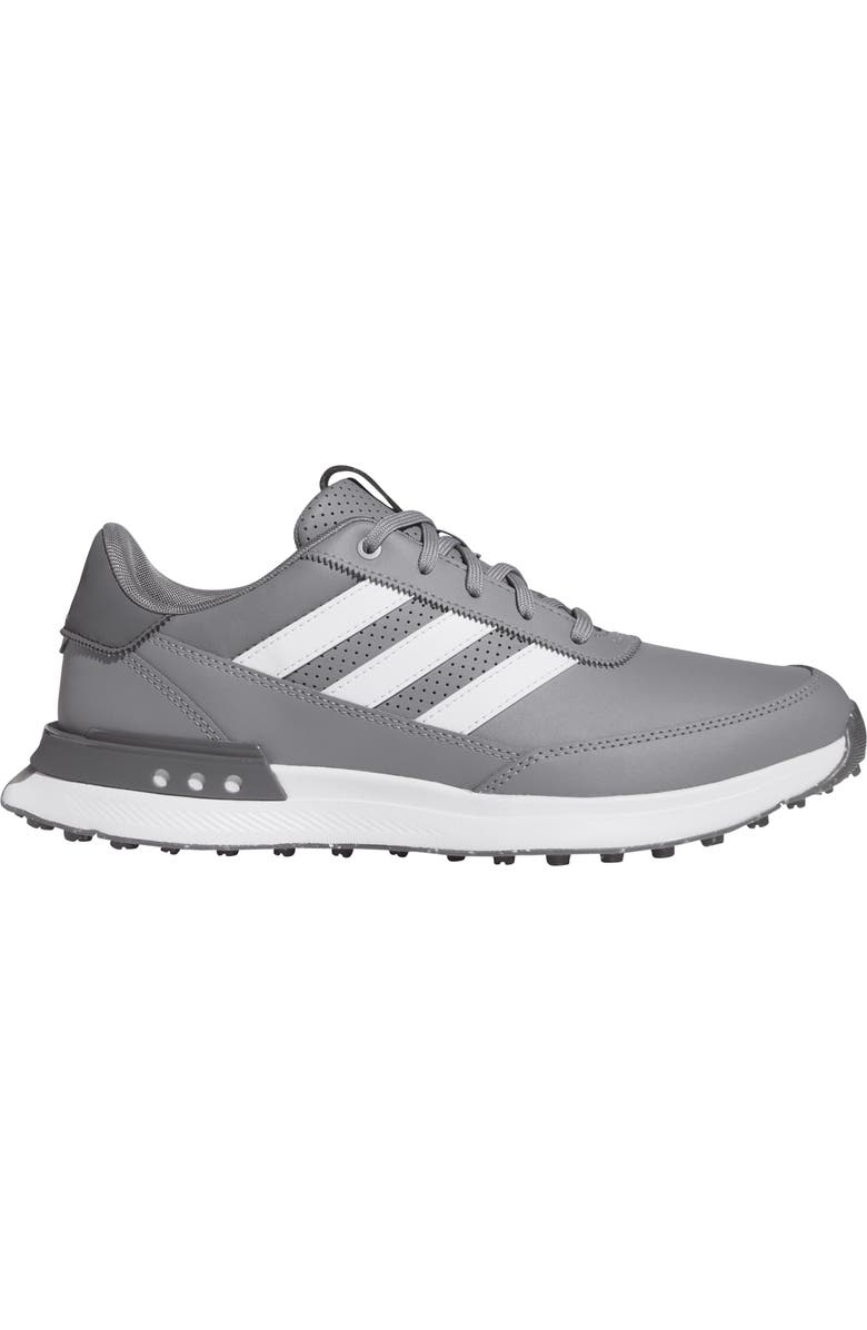 adidas S2G 24 Waterproof Leather Spikeless Golf Shoe, Alternate, color, Grethr/Ftw