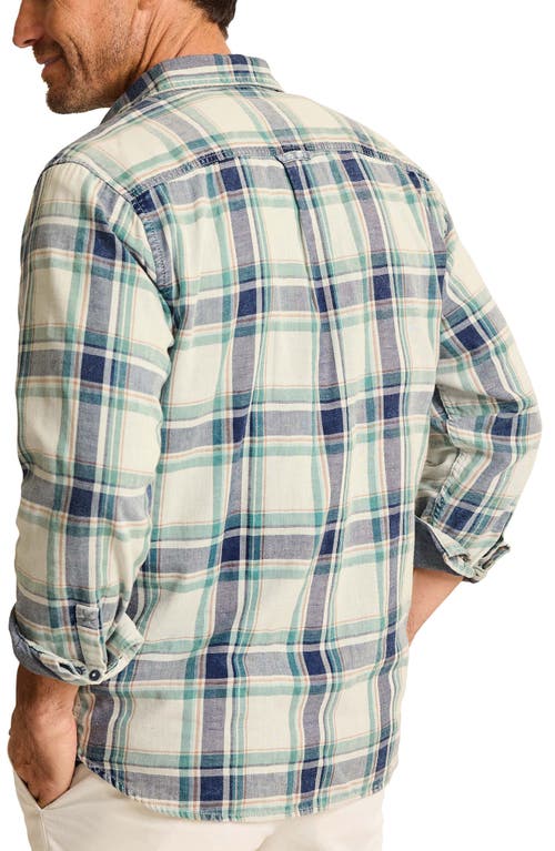 Tommy Bahama Twice The Plaid Slub Cotton Button-up Shirt
