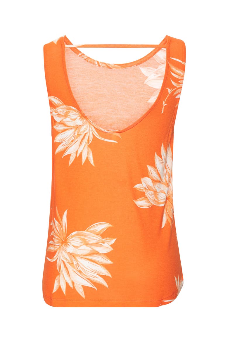 Sleeveless Tank Top, Alternate, color, Orange Multi