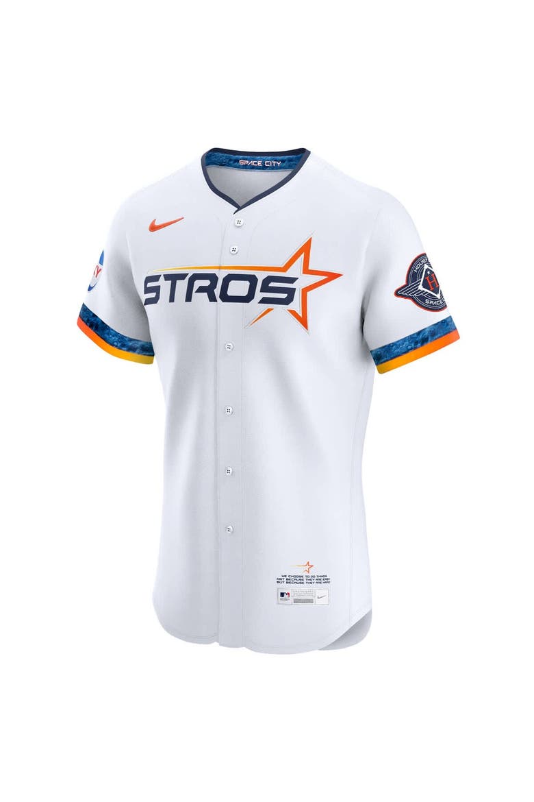 Men's Nike  White Houston Astros 2025 City Connect Elite Jersey, Alternate, color, White