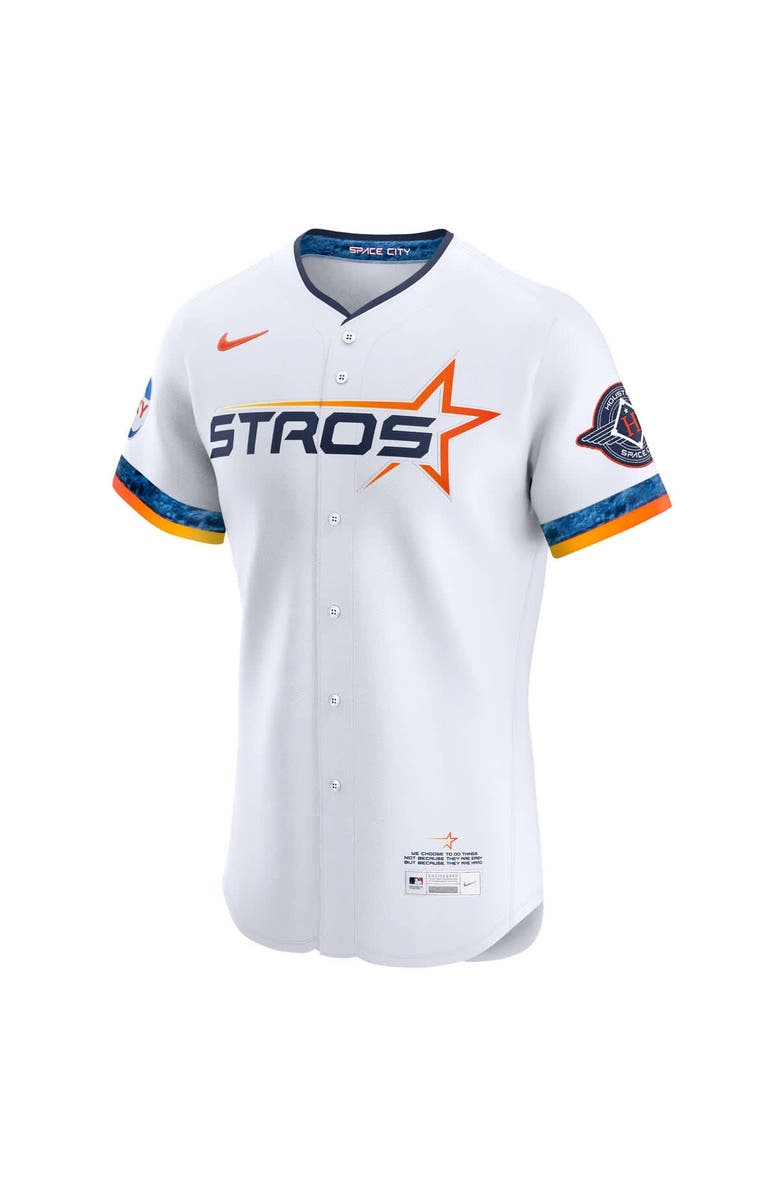 Nike Men's Nike  White Houston Astros 2025 City Connect Elite Jersey, Alternate, color, White