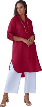 Jessica London Linen Mega Tunic