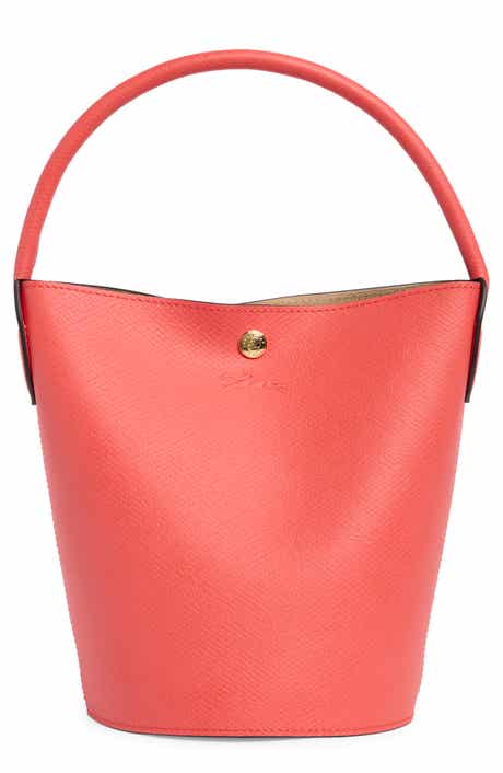 Longchamp Épure Leather Bucket Bag