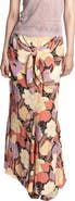 Anna Sui Desert Bloom Crepe Skirt