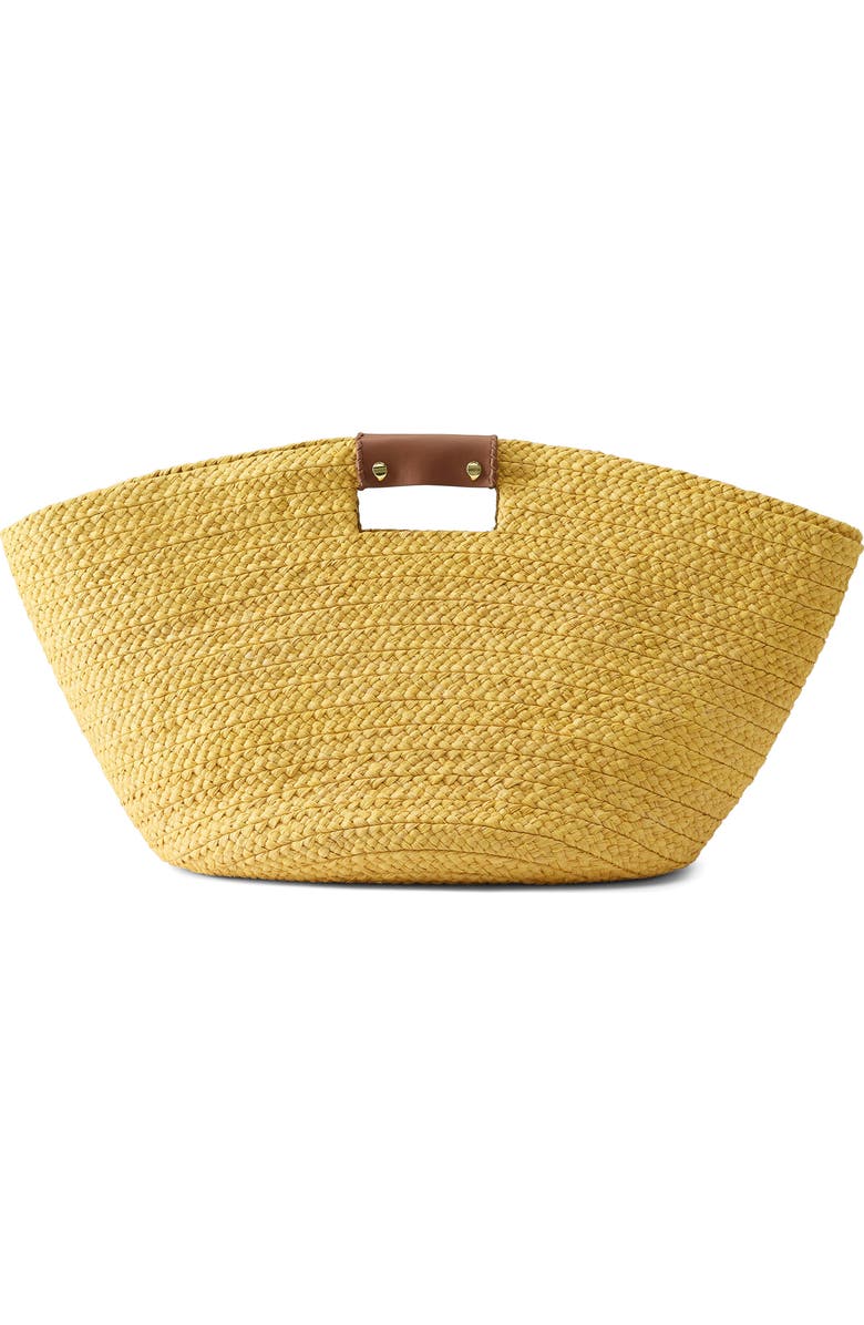 Helen Kaminski Leonor Wide Braid Foldable Raffia Tote, Main, color,