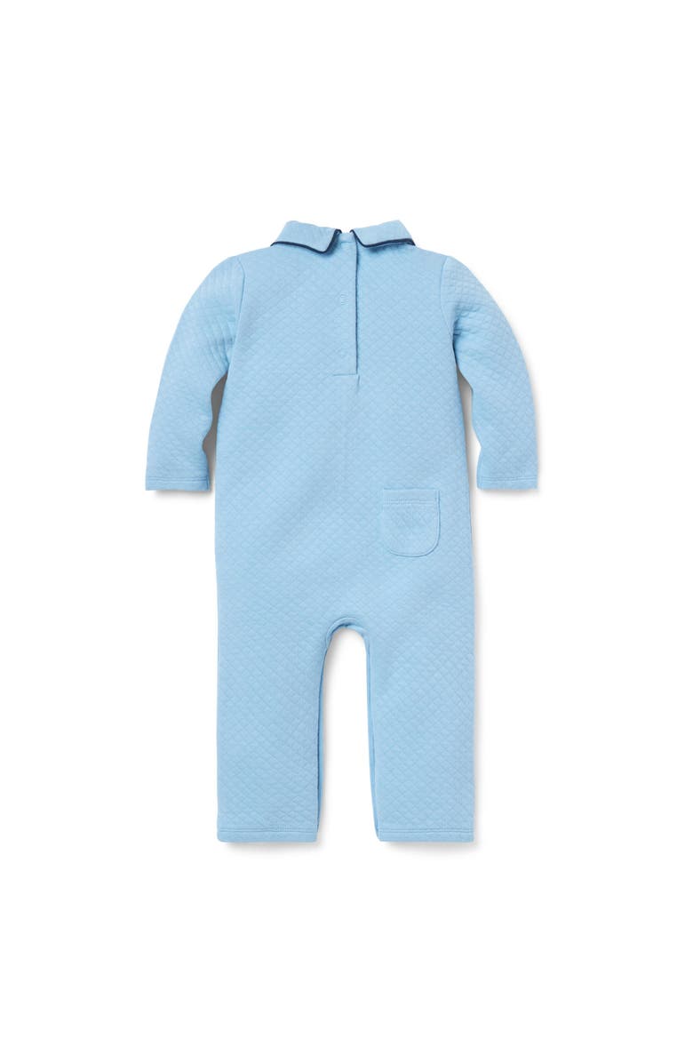 Janie and Jack Baby Quilted One-Piece, Alternate, color, Blue