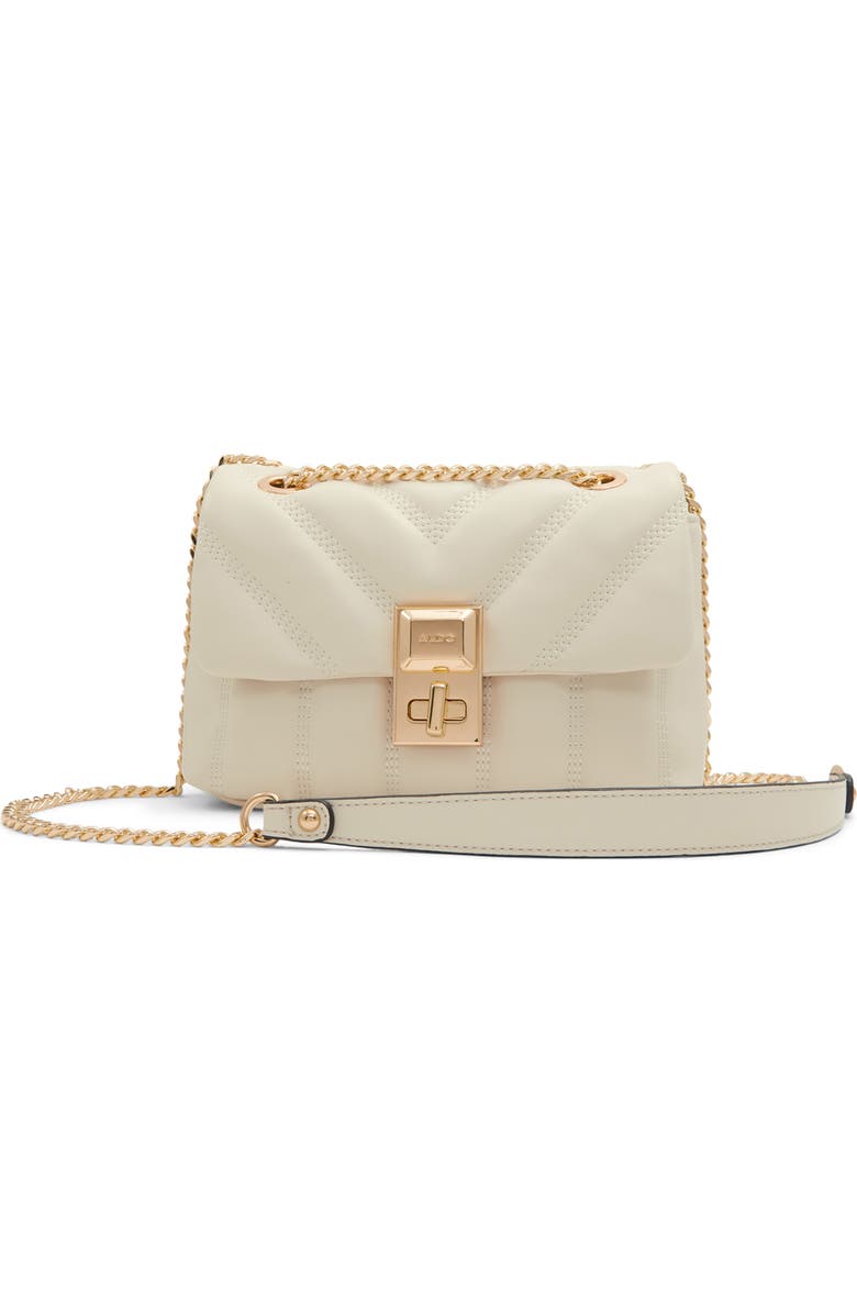 ALDO Rhilii Quilted Faux Leather Crossbody Bag, Main, color,
