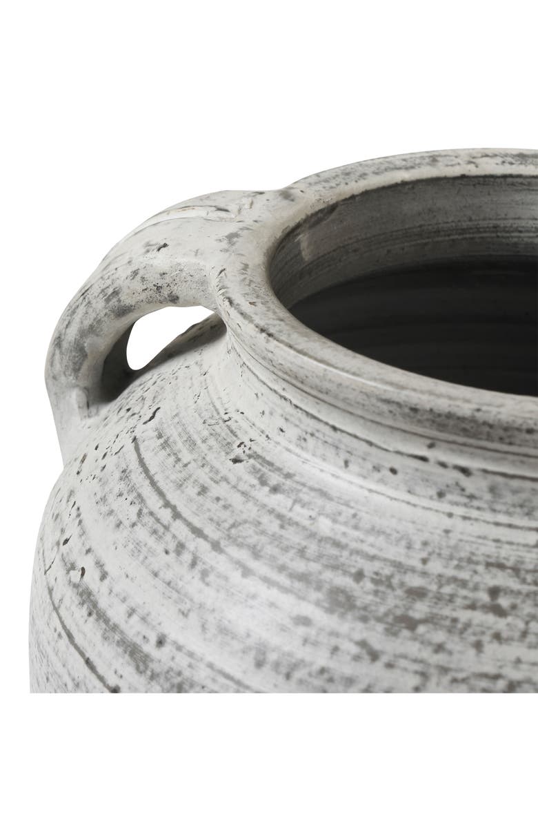 Renwil Clay Decorative Vase, Alternate, color, White