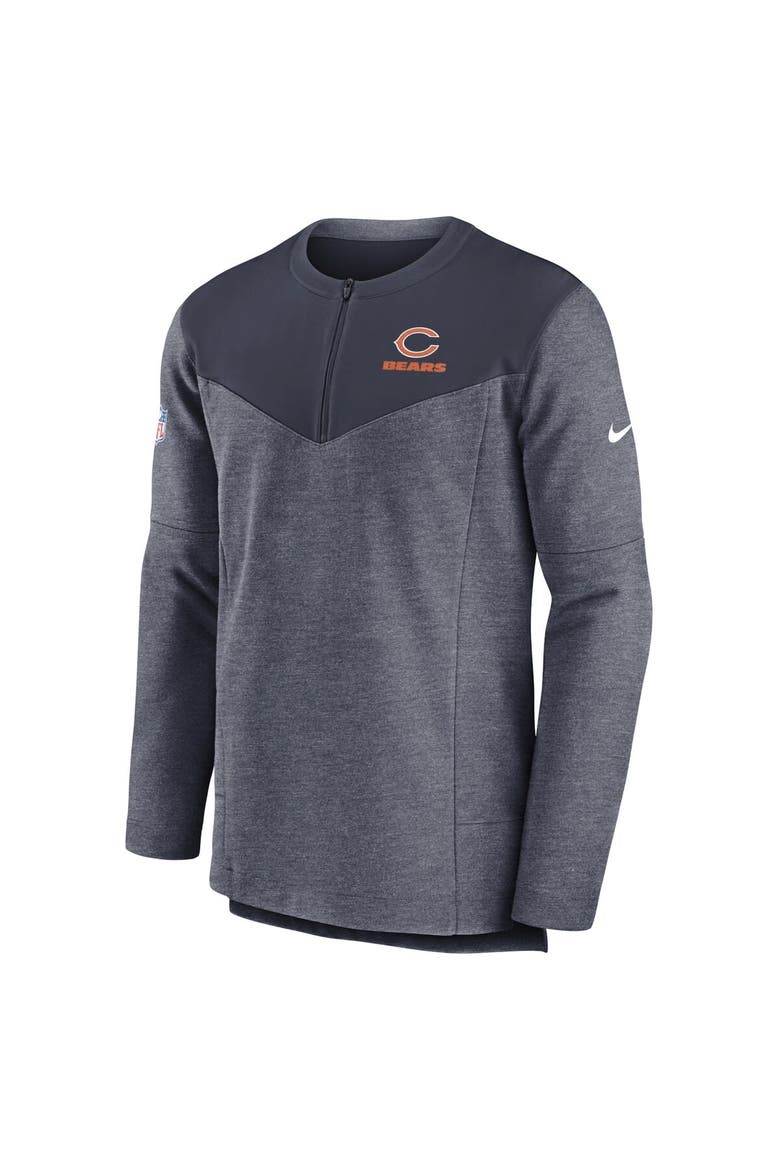 Men's Nike Navy Chicago Bears Sideline Lockup Performance Quarter-Zip Top, Alternate, color, Navy