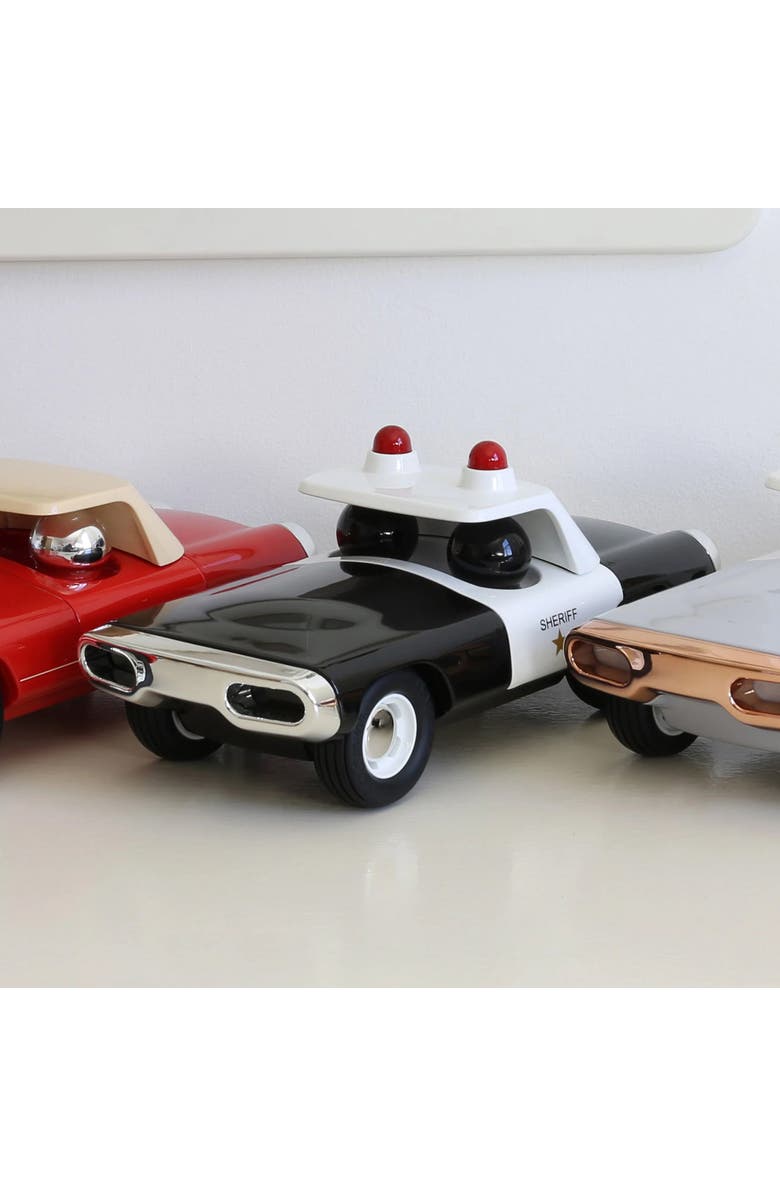 Playforever Maverick Heat Car, Alternate, color, Glossy Deep Jet Black/White